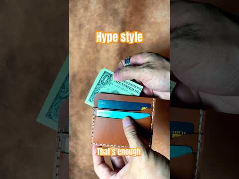 Hype style wallet  pattern down load leather wallet DIY