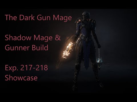 Wolcen  Bloodtrail 1.1.4.2 The Dark Gun Mage. Shadow Mage/Gunner Build. Exp. 217-218 Showcase.