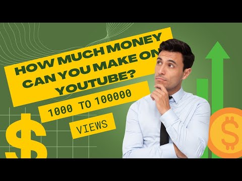 How Much Money Can You Make on YouTube? (1,000 to 100,000 Views)