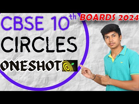 Score 100% in Circles||CBSE 10th Boards 2024||ONESHOT