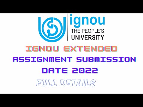 Breaking News 🎗️ Ignou Extended last date of Assignment submission#ignouassignment