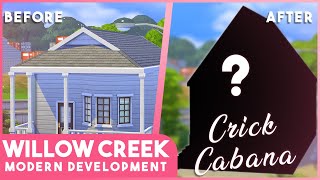 Crick Cabana - Willow Creek Modern Development - ECO UPGRADE - No CC - Speedbuild - THE SIMS 4
