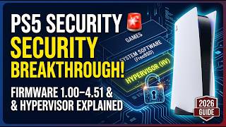 PS5 Security Breakthrough Explained 🚨 Firmware 1.00–4.51 & Hypervisor Concepts (2026 Guide)