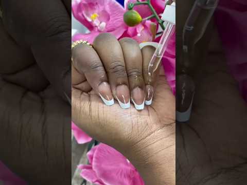 1 TIME FOR THE NAIL TECHS MADE DURING THE PANDEMIC💅🏾  #frenchmanicure #SelfCare #nailtutorial