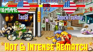 FT5 @sf2hf: TaoSF (US) vs KnockTsuKow (US) [Street Fighter II Hyper Fighting Fightcade] Jul 27