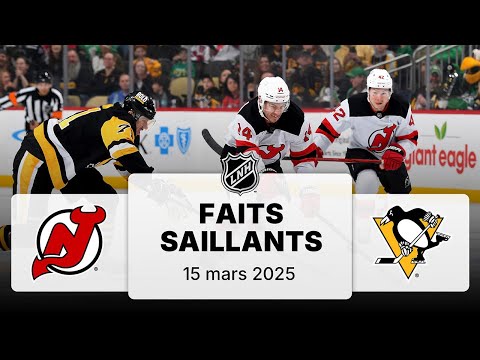 Devils vs Penguins 15/3/25 | Faits saillants