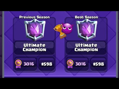 HOW I FINISHED TOP 1K IN CLASH ROYALE 😈🏆