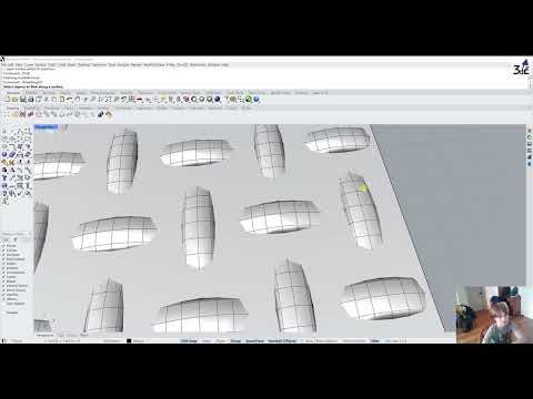 Rhinoceros 3D – Flow Along Surface Command