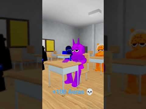 Durple In School Be Like #music #beats #slowed #slowedandreverb #lofi #roblox #TeamSPRUNKI