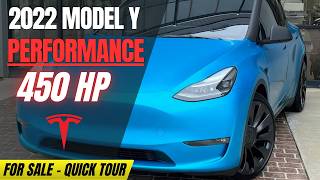 ⚡ 2022 Tesla Model Y Performance With CUSTOM WRAP – Walkaround + Features | Auto Giant USA