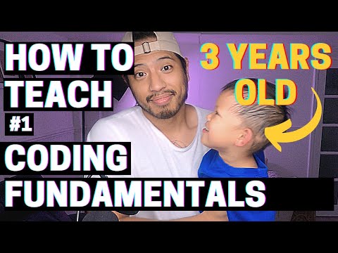 Teach My Child Programming Ep1: If Statements [ Introduce Kids To Programming ]