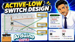 Microcontrollers Lesson 6: Active-Low Switch Configuration