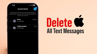 How to Delete All Text Messages on iPhone?