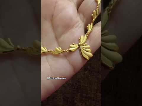 Neck pic gold necklace #yt #new #trending #latest #youtube @Saishwethavlogs