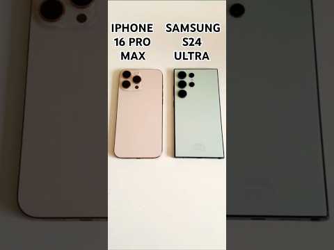 🔥 Iphone 16 Pro Max vs Samsung S24 Ultra