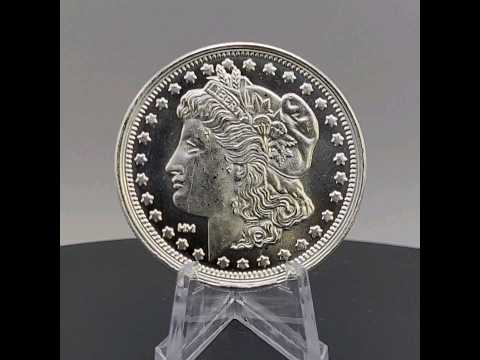 Morgan 1oz Silver Round by Highland Mint #silver #bullion #silverstacking