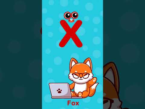 Alphabet X | ABC Phonics Song | #abcphonicsong | #abcsong | #abc | #abcd | #minibeekids