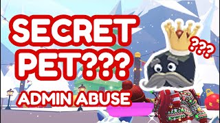 🔴 ADMIN ABUSE ON CHRISTMAS!!! FREE Secret Pet??! 👀 #roblox  #adoptme