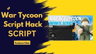 "War Tycoon Script Hack | Auto Farm, Auto Click, Pastebin OP 🚀💥"