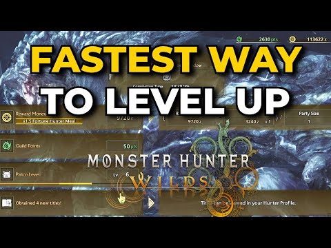 How To Level Up Fast In Monster Hunter Wilds