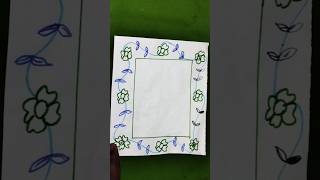 beautiful easy assignment project design #shortsviral #drawing #circle #landscapedrawing #flower