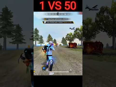 1 VS 50 Players 😱 on Peak tha Ultimate Fight I free fire max