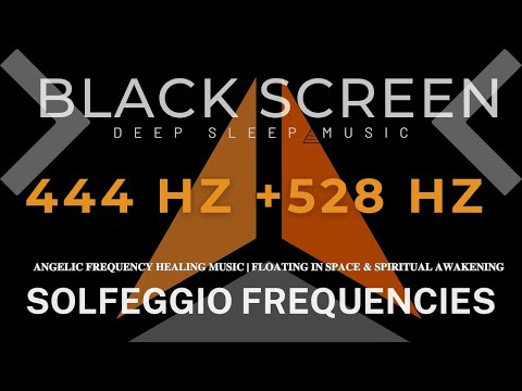 444Hz + 528Hz | Angelic Frequency Healing Music | Floating in Space & Spiritual Awakening