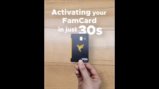 How to activate your FamCard: step by step tutorial | India's first numberless card by FamPay