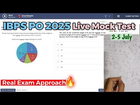 🎯Smartkeeda IBPS PO Pre Live Mock 📚✍️ 5 July | Share your Score 📝👆| How to Attempt Mock 🗒
