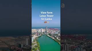 Lotus Tower 🪷 ✨ #srilanka #colombo #lotustower #skyview #observatorydeck