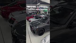 Exotic car garage #millaracing #ferrari #bmw  #porsche #rangerover #mercedes