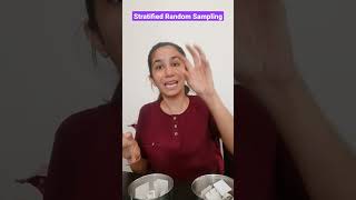 Stratified Random Sampling | Probability Sampling | Research Methodology #shorts #short #shortsvideo