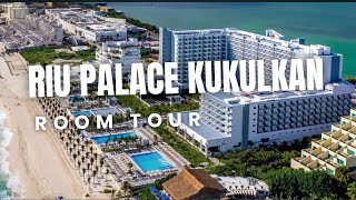 Inside Riu Palace Kukulkan Cancun 🌴 | Elite Club Ocean View  Full Room Tour + First Impressions!