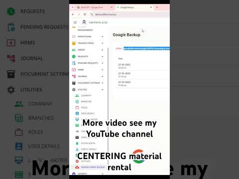 #rentals #centering Google drive backup | Centering material rental
