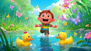 Ducky Wings Go Flap Flap Flap | Fun Duck Dance Song | Toddler Movement Rhyme