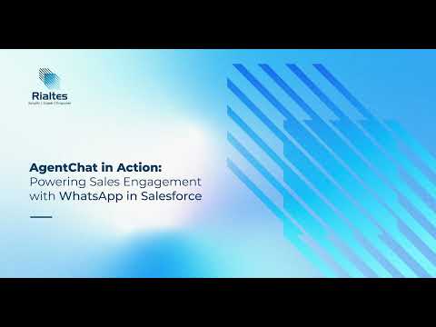 Turn Chats into Conversions: AgentChat Demo for WhatsApp Integration in Salesforce