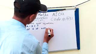 maths AIOU code 1429 chapter 3|simple method of math