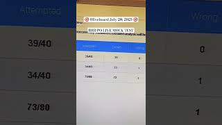Oliveboard jul 20, rrb po live mock test 🎯🎯 #oliveboard #rrbpo #mocksolution  #mocktest