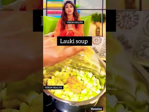 Shehnaaz Gill's Weight Loss Secret Lauki Soup Recipe! #trending #shehnaazgill #ytshorts #reels #diet