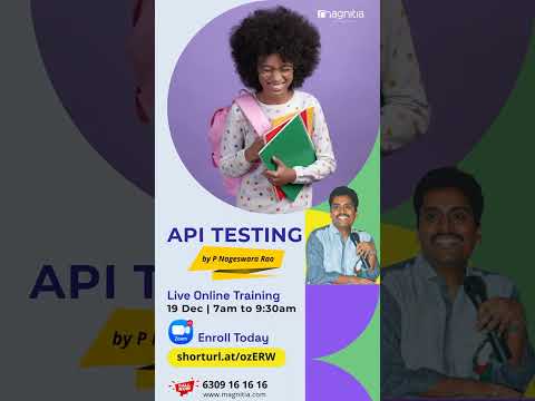 Api Testing Training by  P Nageswara Rao - Magnitia