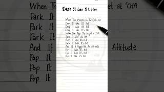 Snoop Dogg- Drop It Like It's Hot ft. Pharrell Williams (Lyrics)🔥#snoopdogg#pharrellwilliams #lyrics