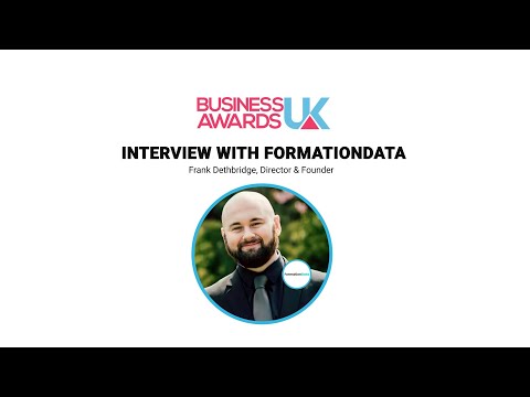 Business Awards UK Success & Recognition Interview with FormationData