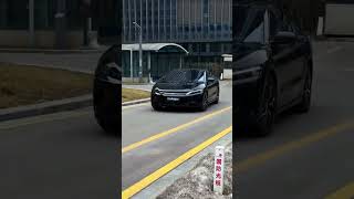 The BYD Han Black Warrior Edition it's dominate the road  #automobile #electriccar #byd  #car