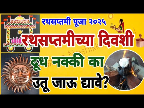 रथसप्तमीला दूध नक्की का उतू घातले जाते?#रथसप्तमी#rathsptamipooja #rathsptamipujainmarathi #माघमास