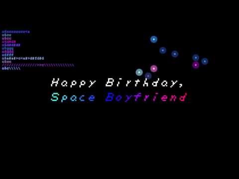 Happy Birthday ☆ Space Boyfriend