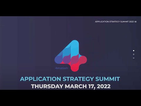 Application Strategy Summit 2022 Event Highlights