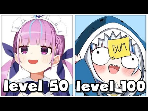 Hololive SMOL BRAIN Moments Level 1-100
