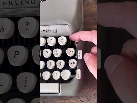 1966 Smith-Corona Sterling 5AX Series Manual Typewriter