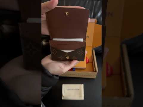 Louis Vuitton Envelope Business Card Holder Unboxing #unboxing #louisvuitton #luxury #designer