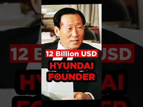 How Chung Ju Yung Built Hyundai? #shorts